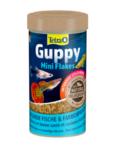 Tetra Guppy Mini Flakes-250ml