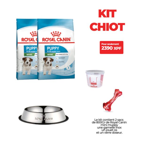 Pack d'accueil pour chiot.