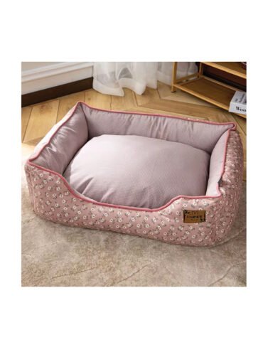 Corbeille rose pour animaux