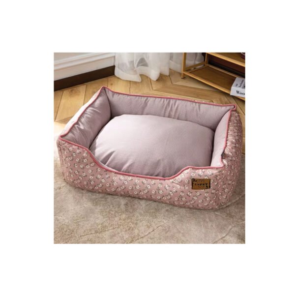 Corbeille rose pour animaux