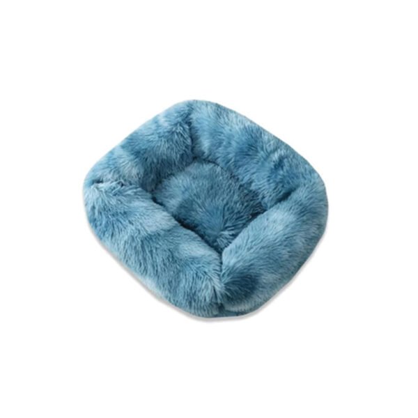 Lit en peluche Bleu
