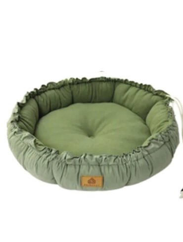 Corbeille verte pour animaux