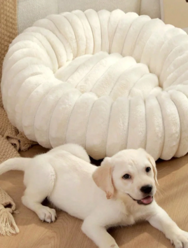 Lit douillet pour animaux Beige