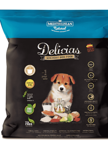 Friandises semi-humides naturelles pour chiots 800 g