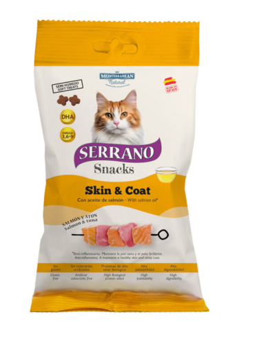 Friandises saumon et hon, riches en oméga 3 et DHA - 50G