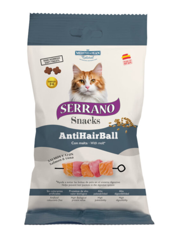 Friandises anti-boules de poils au saumon et au thon - 50G