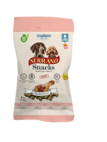 Os à mâcher pour chiens SERRANO, dinde, 100 g